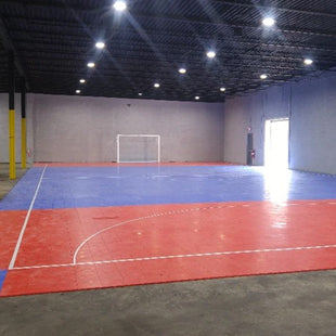 Indoor Soccer Field Upgrades with LED UFO High Bays