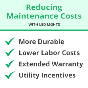 Reducing Maintenance Costs in Commercial Buildings with LED Lights