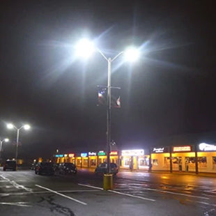 Outdoor LED Retrofit Kits Transform Local Pennsylvania Shopping Center
