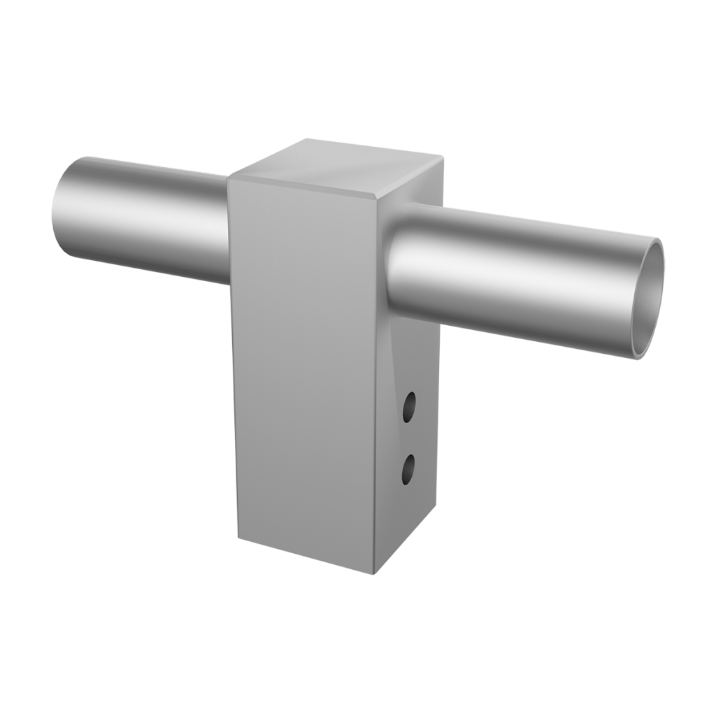 T-Shape Pole Mount Adapter for 100x100 mm square pole
