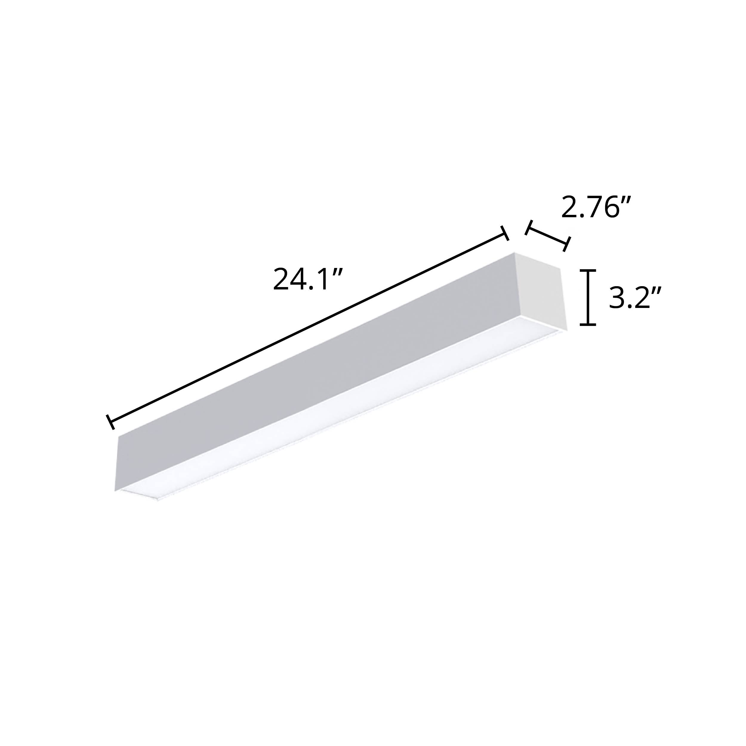 2ft 40W Selectable Architectural LED Linear Up/Down Light