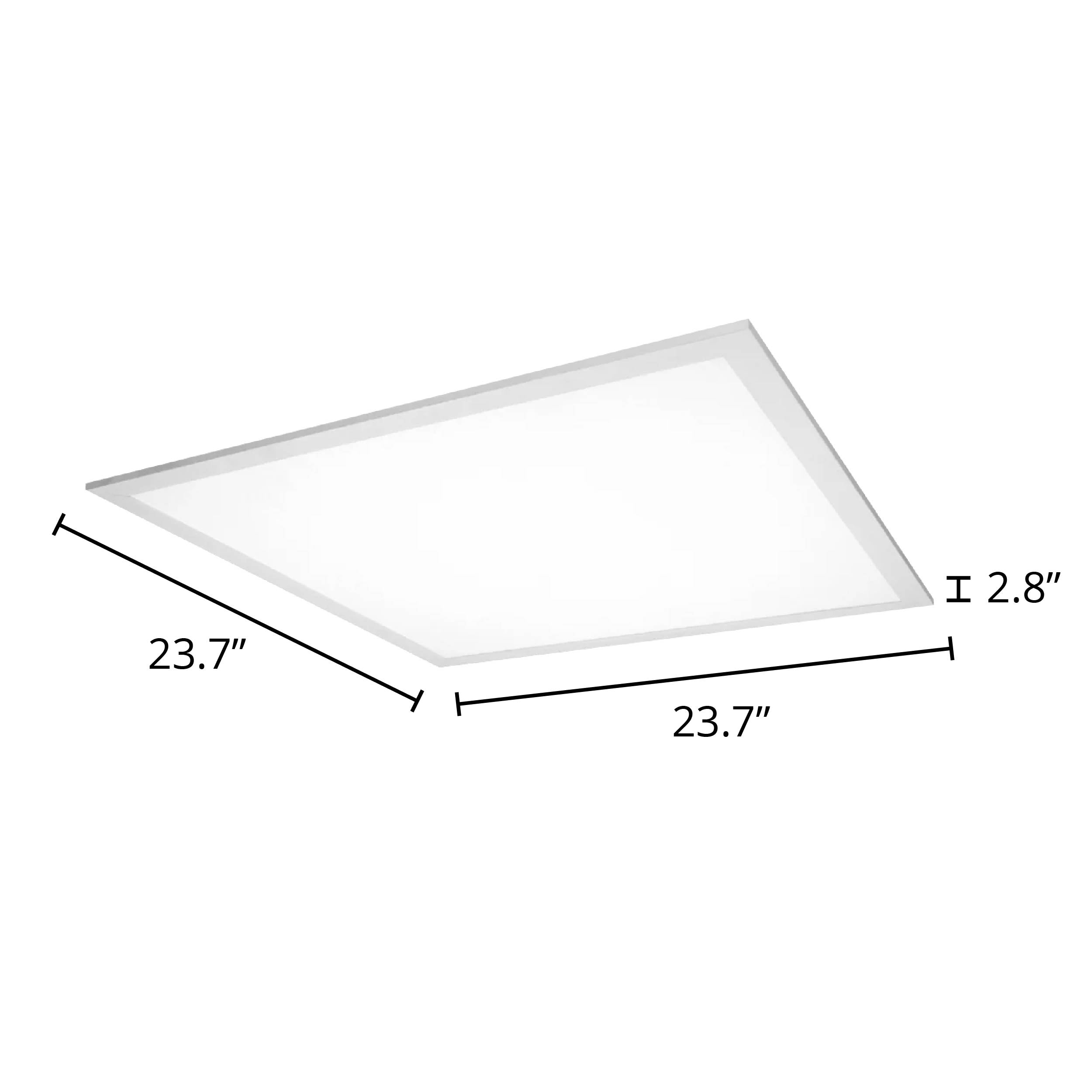 2x2 Selectable LED Panel - MaxLite FlatMax Value - EM Backup