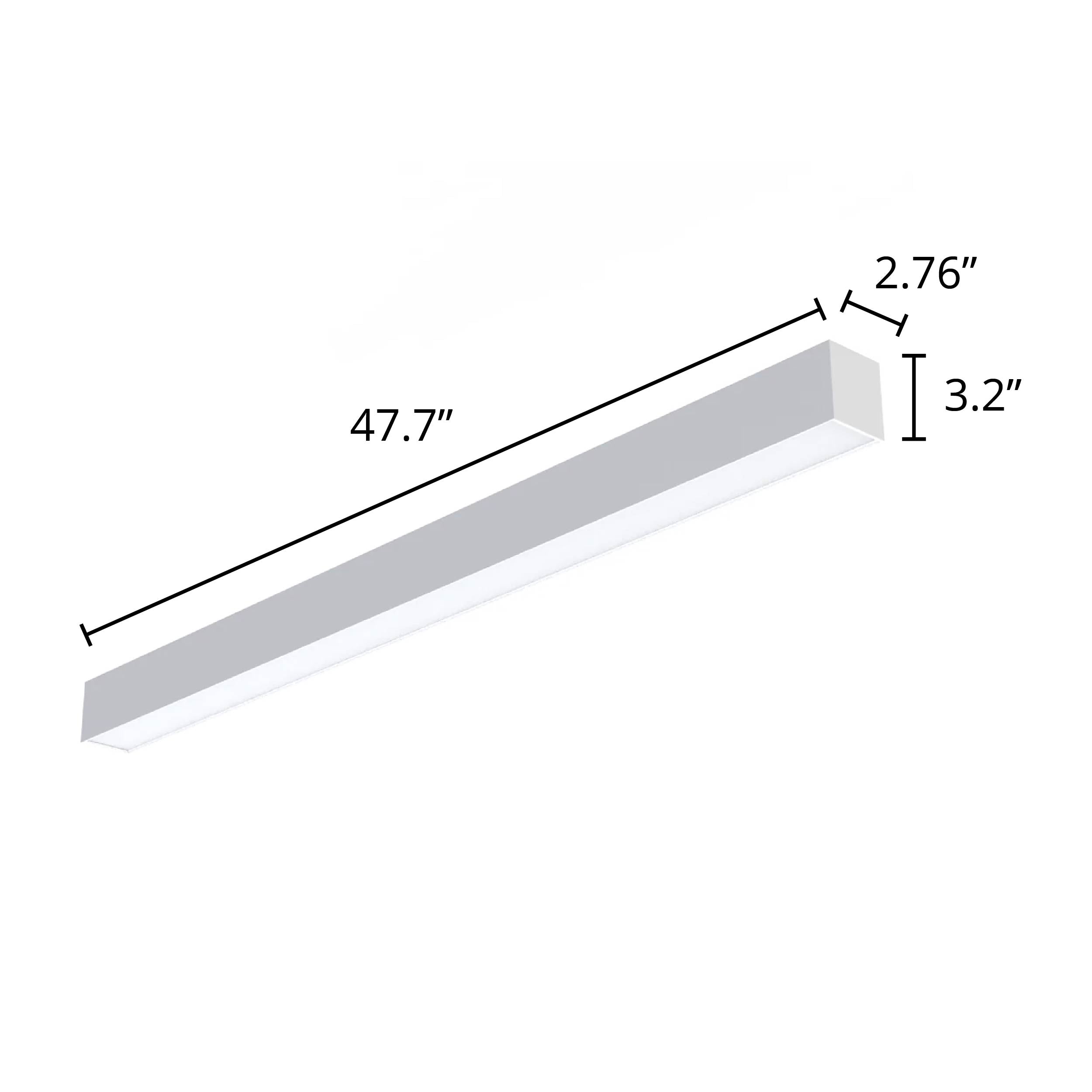 4ft 50W Selectable Architectural LED Linear Up/Down Light