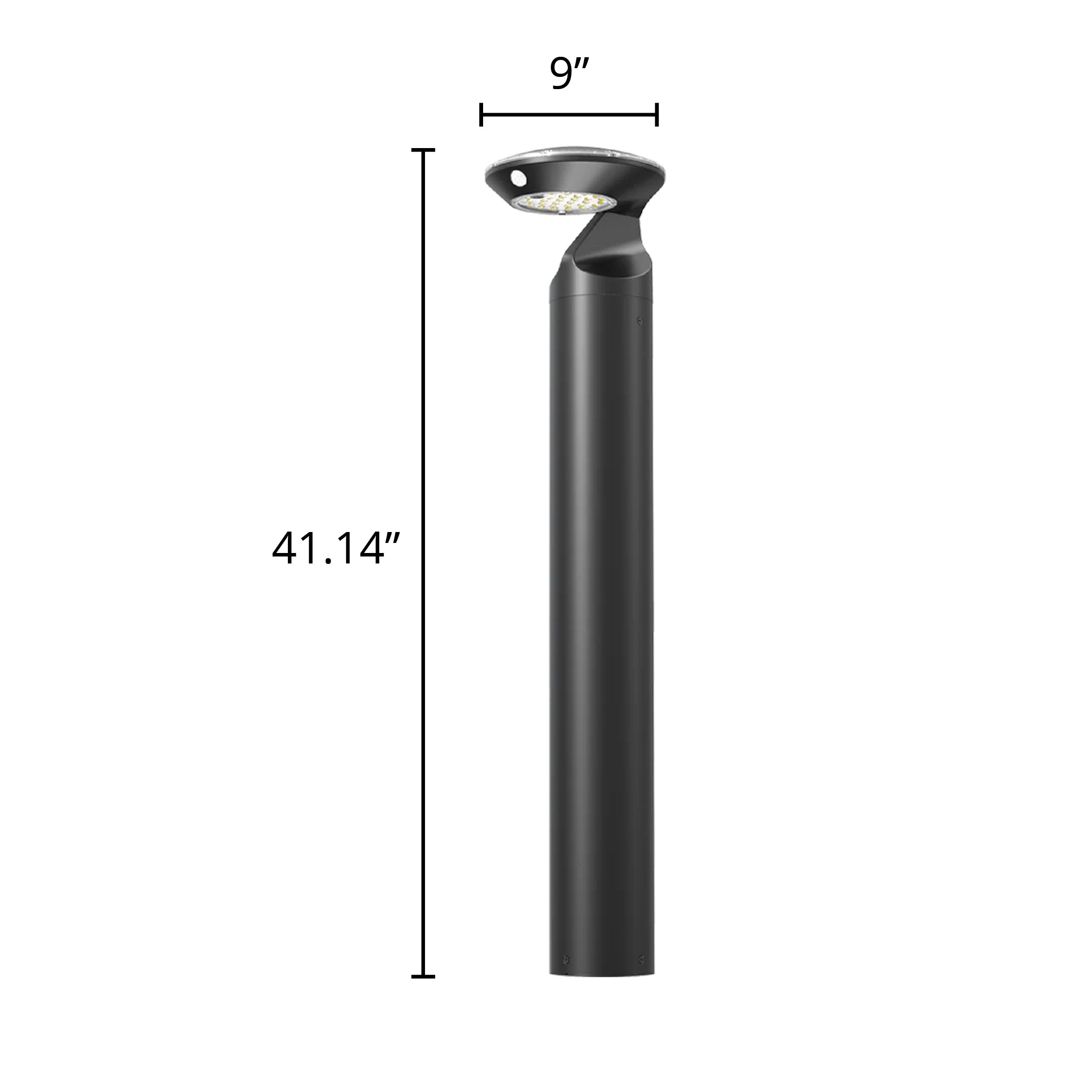 4W Solar LED Bollard Light, CCT Selectable