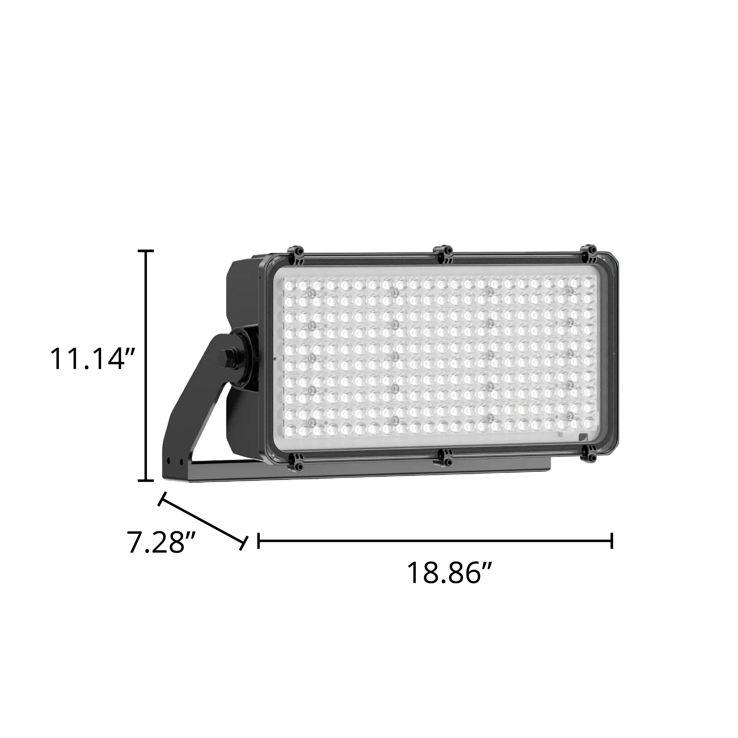600W Selectable LED High Mast Flood Light, Heights 50 to 80 ft