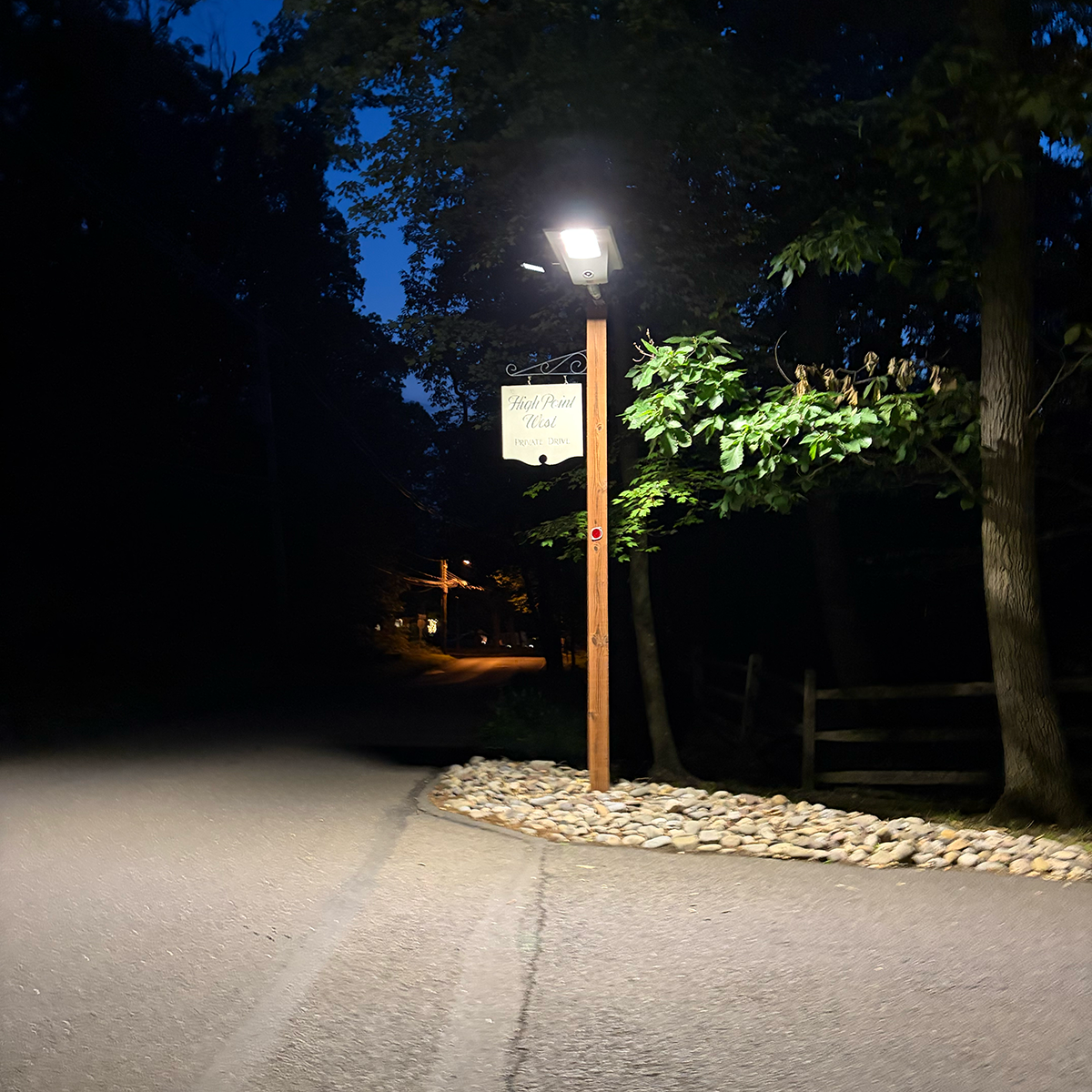 60W Solar LED Area Light with Lens Tilt