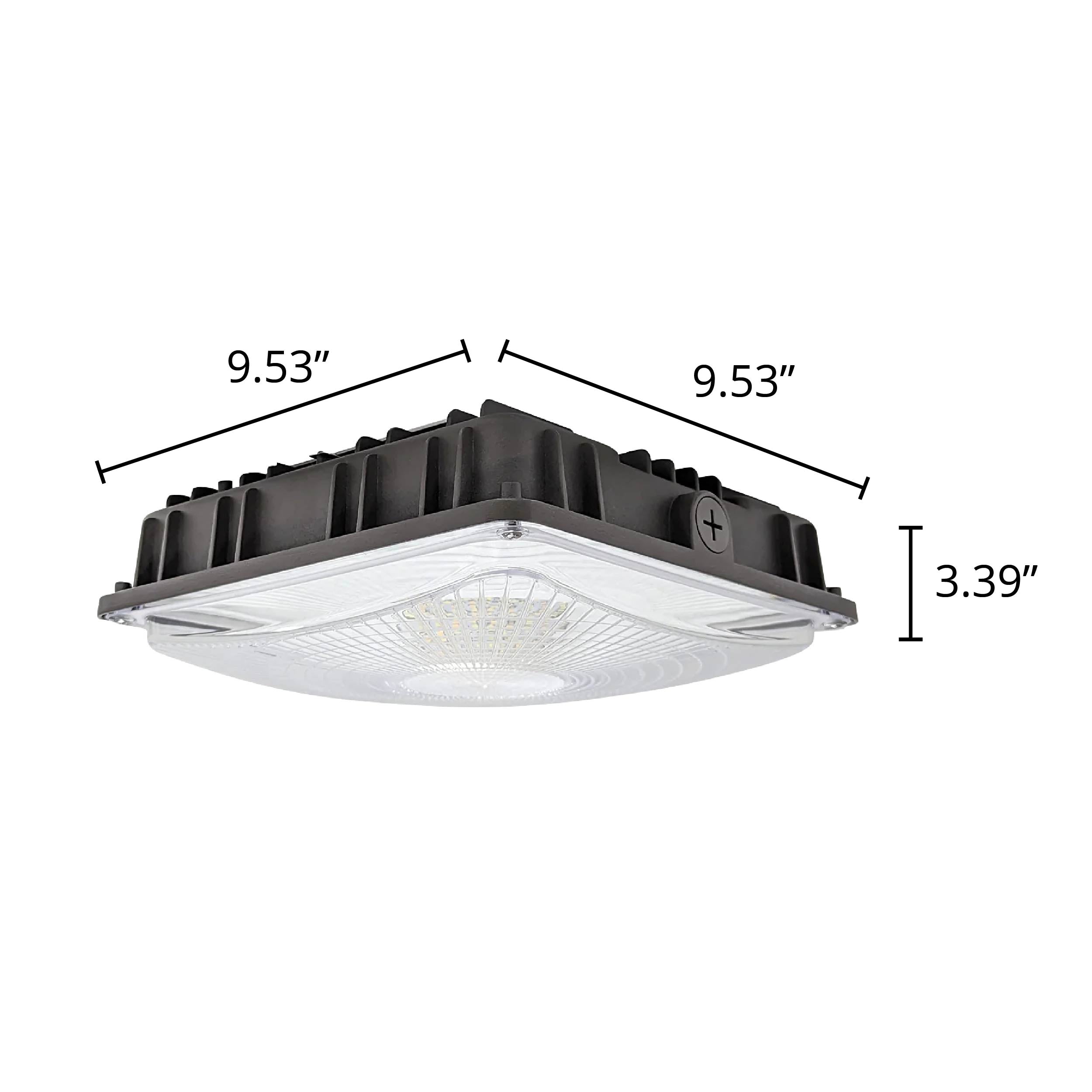 63W Selectable LED Canopy Light, Heights Up to 14ft