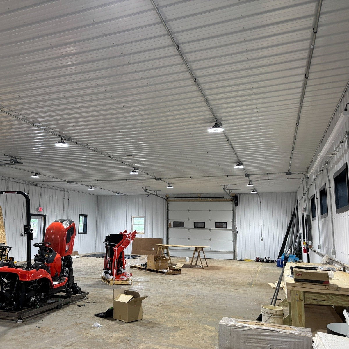 100W Selectable UFO LED Low Bay, Ceilings Up to 18 ft