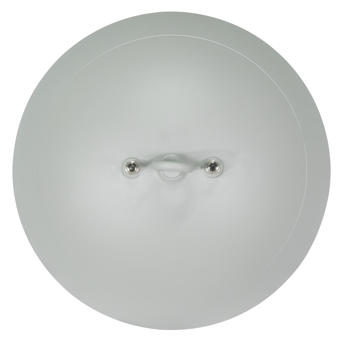 Top view of LED High Bay 100W 13,000 lm Washdown NSF Certified light fixture with durable white housing