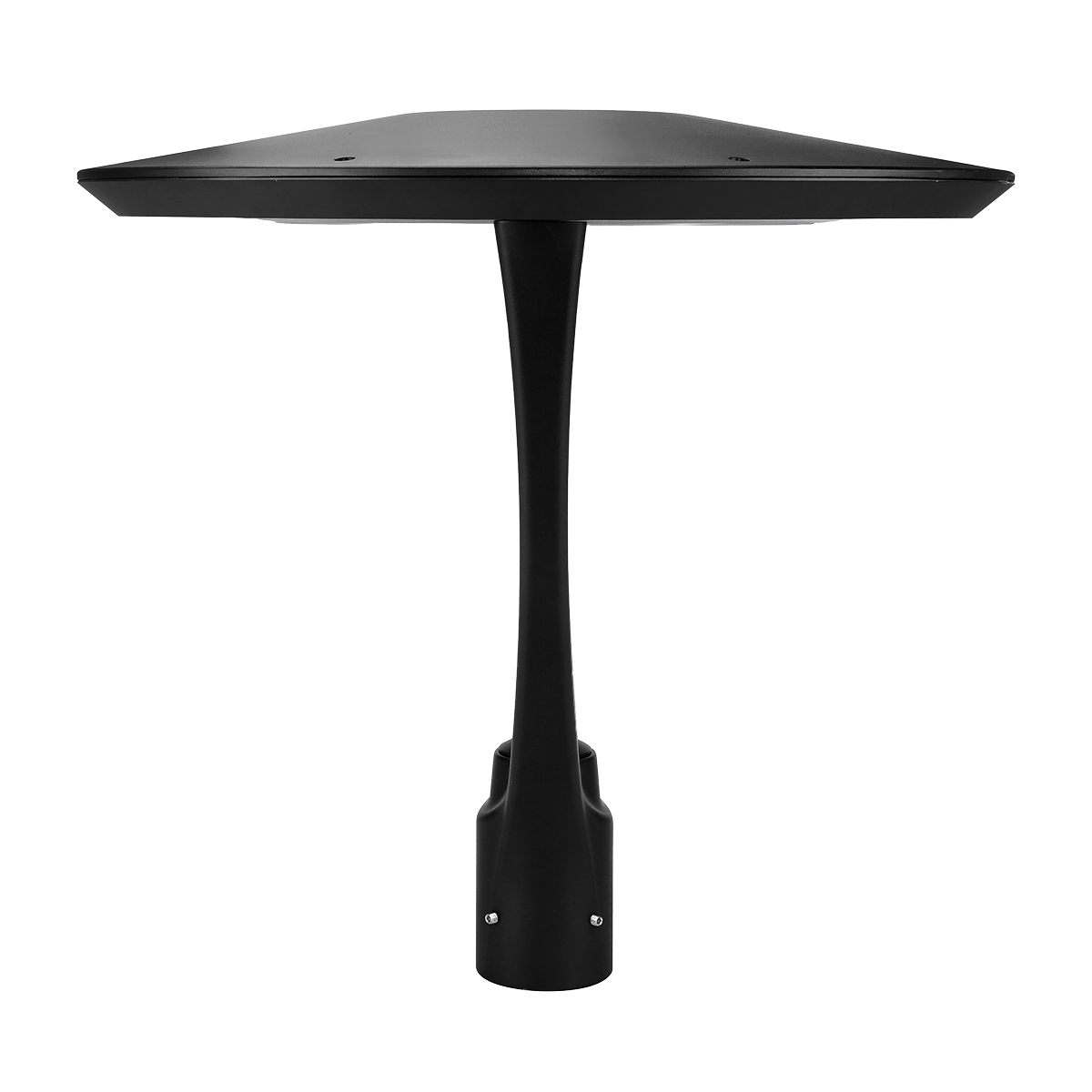 Black LED Post Top Light - 45W-130W Selectable, Tuneable CCT, DLC Premium