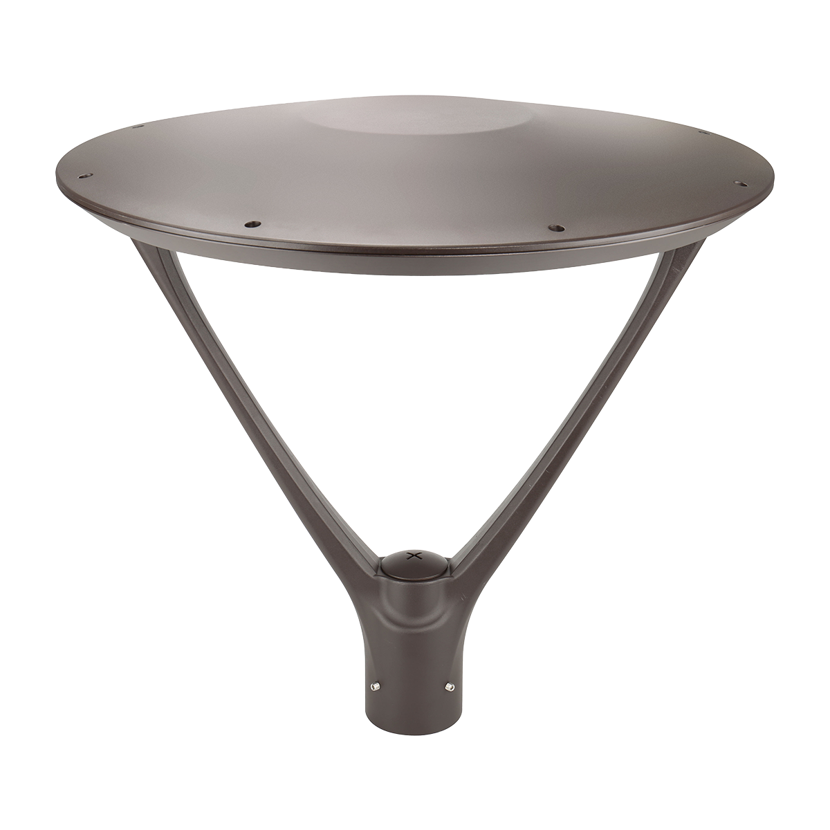 Dark Bronze LED Post Top Light - 45W-130W Selectable, Tuneable CCT, DLC Premium