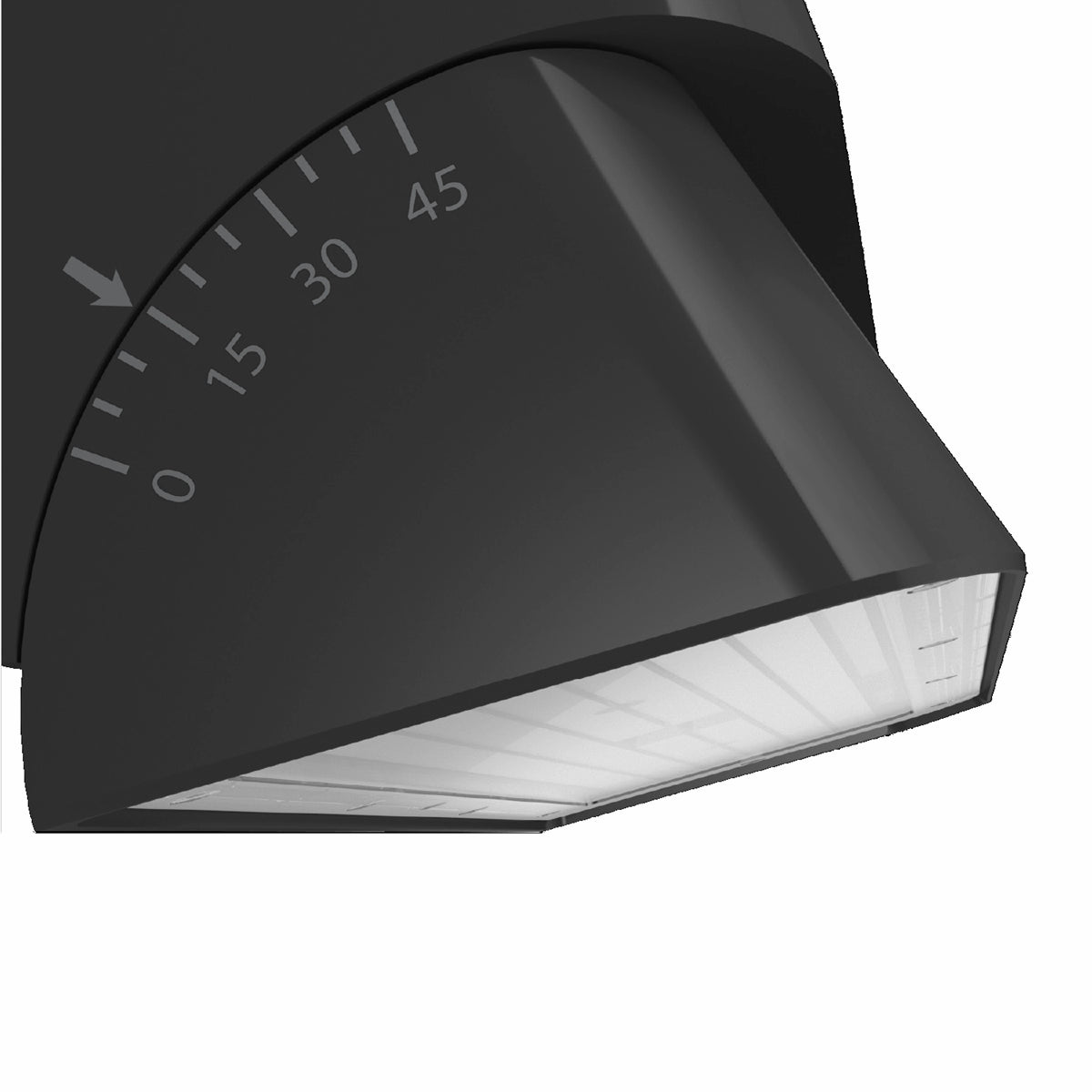 60W Selectable RAB SLIM22 Full Cutoff Adjustable Throw LED Wall Pack