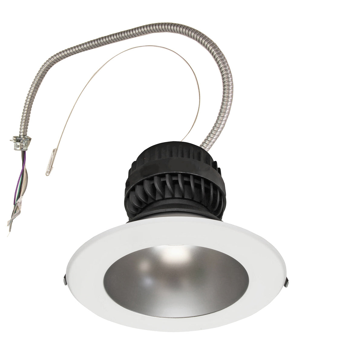 Architectural LED Downlight 5 CCT 30/40/50W MaxLite RRC recessed lighting with wiring and white trim ring