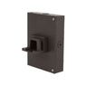 Black wall mount bracket for SBXT3DB area lights with 2.44 inch inside diameter designed for secure installation
