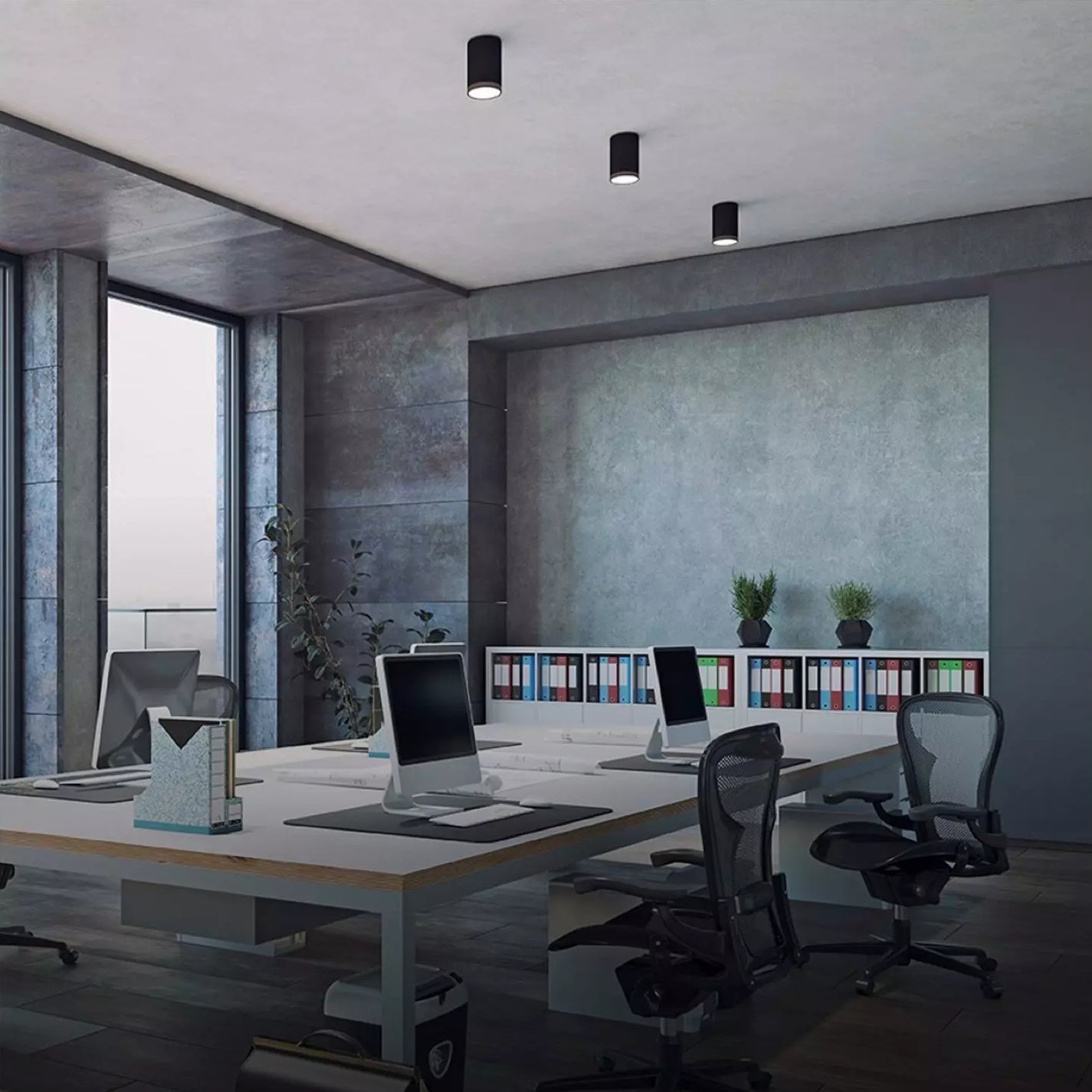 RAB CD34-4SPW - 4" LED Cylinder Surface/Pendant Light (White)