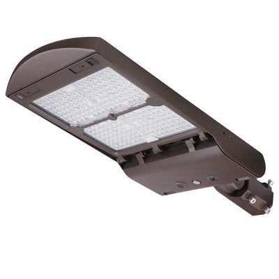 LED Shoebox Area Light with Selectable Wattage & CCT and Field-Swappable Optics