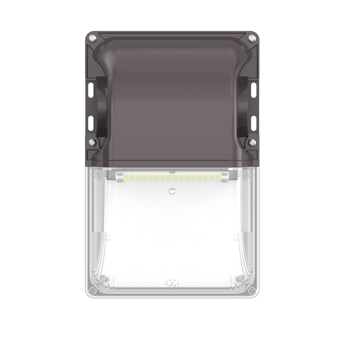 Mini LED Wall Pack w Photocell with adjustable 30W 20W 15W and three color temperatures for outdoor lighting