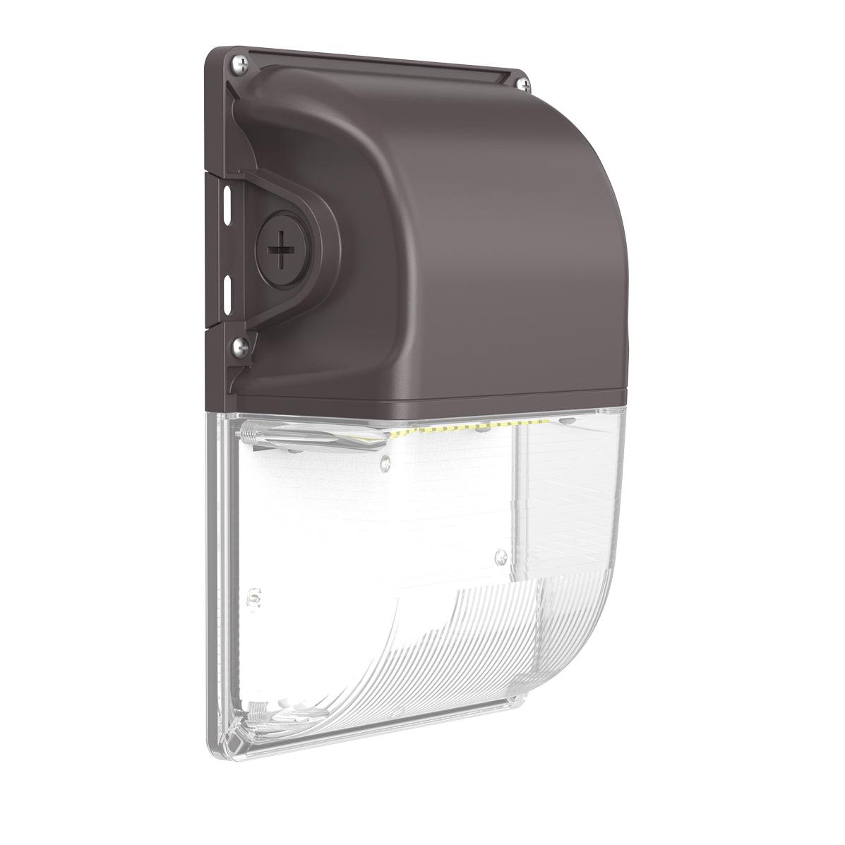 Mini LED Wall Pack w Photocell with adjustable 30W 20W 15W and 3 color temperatures for outdoor lighting