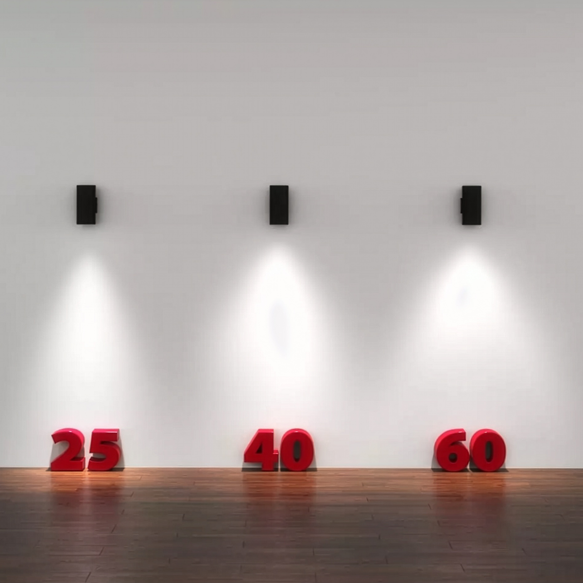 RAB CD34-3WW 3" Field-Adjustable Wall Sconce Cylinder Light - White