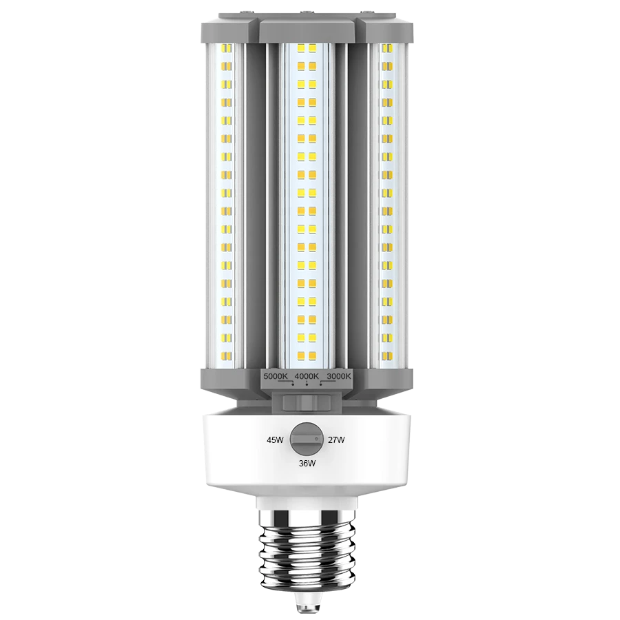 RAB LED Post Top Retrofit Lamp - 27W/36W/45W - Wattage Selectable - 3000K/4000K/5000K CCT Selectable - Replaces 125W/150W/175W Metal Halide - EX39 Base