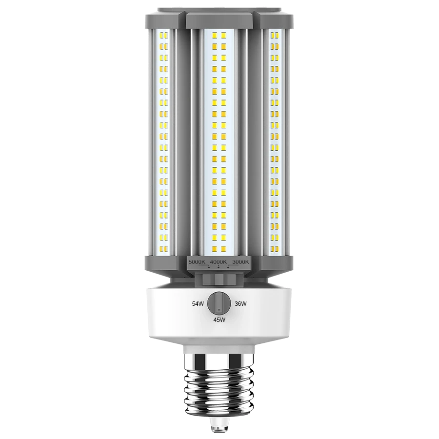 RAB LED Post Top Retrofit Lamp - 36W/45W/54W - Wattage Selectable - 3000K/4000K/5000K CCT Selectable - Replaces 150W/175W/200W Metal Halide - EX39 Base