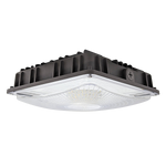 LED Canopy Light 2 CCT 63/45/30W with durable housing and wide beam angle for parking garages and gas stations