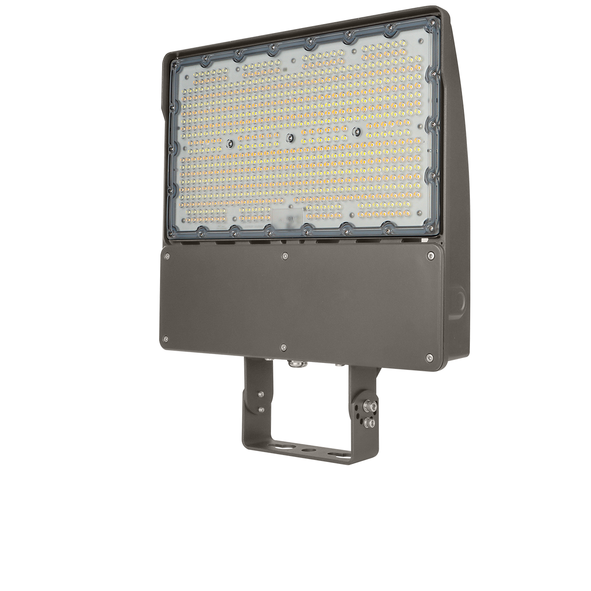 LED Flood Light 3 CCT 250W with durable aluminum housing and tempered glass for outdoor security and sign lighting
