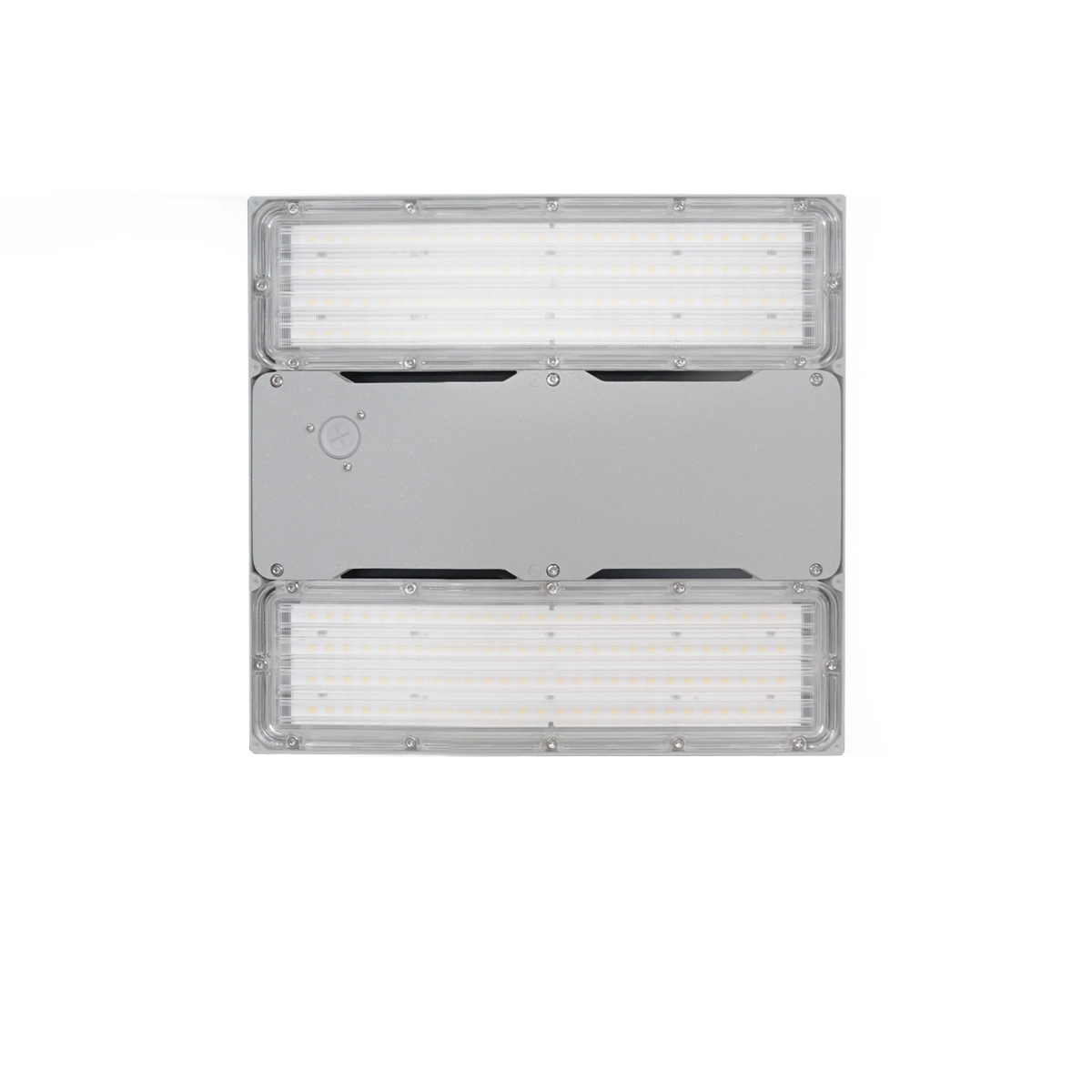 Linear LED High Bay light with swappable optics, durable for harsh industrial and cold storage environments