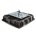 LED Canopy Light 2 CCT 63 45 30W showing mounting plate and wire connections for installation flexibility