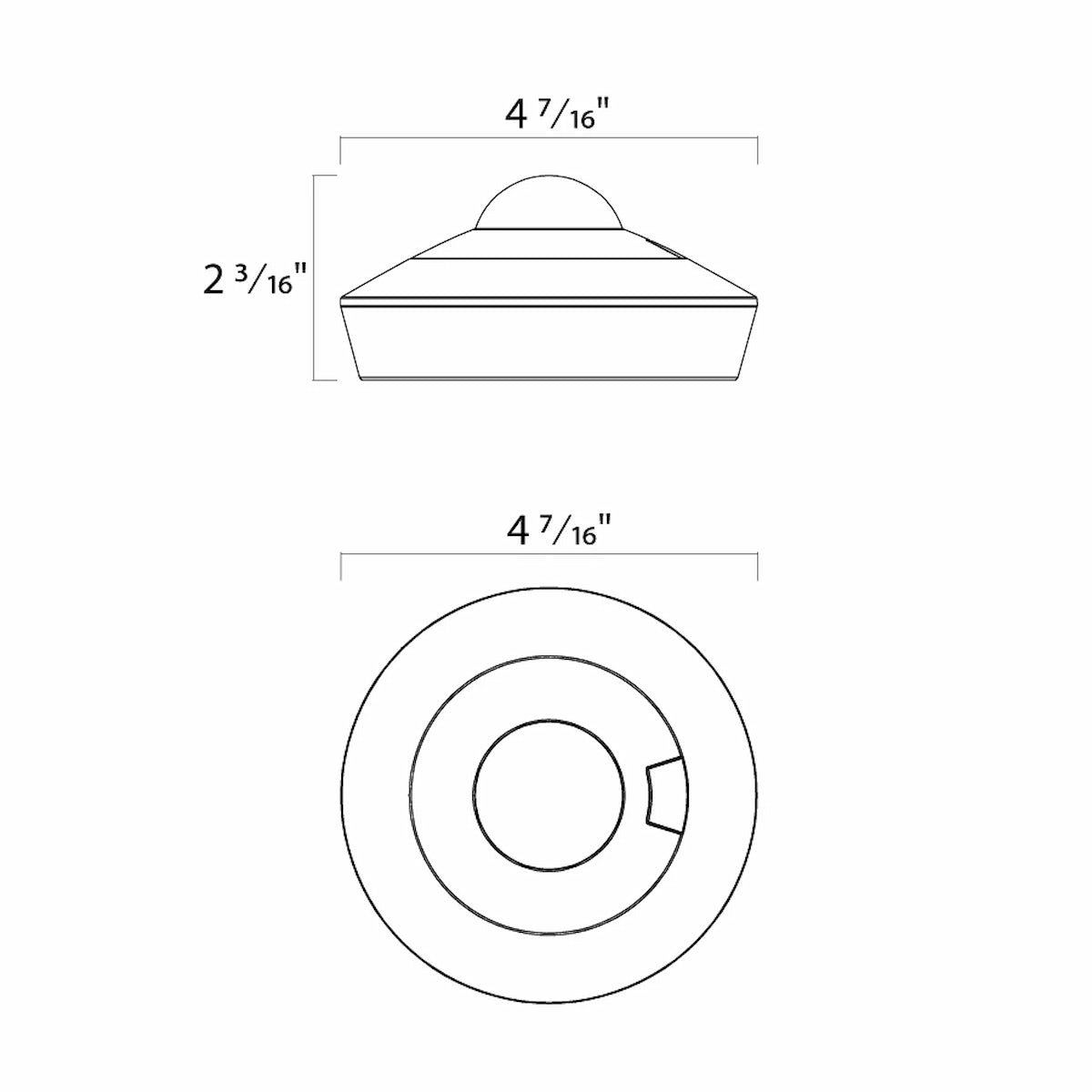 RAB PIRW12/LCB PIR Ceiling Sensor (Lightcloud Blue)