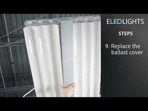 4ft LED Tubes - 360° for Signs - 24W / 2,880 lm - R17D (HO) - Ballast Bypass - Pack of 9