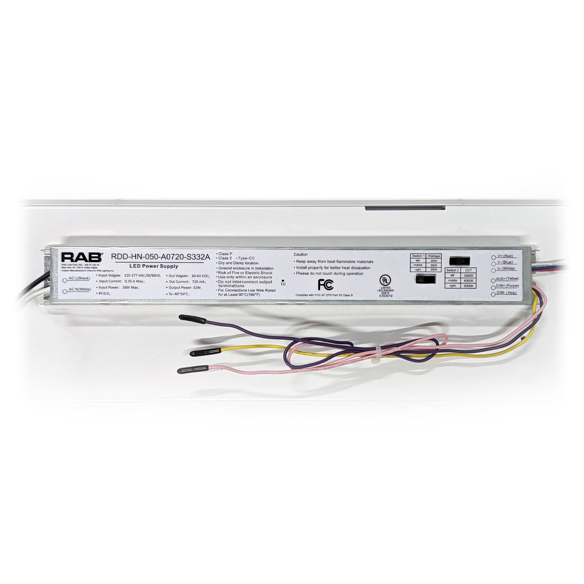 2x4 LED Troffer Retrofit – 3 CCT – 25W/30W/35W – RAB RTLED