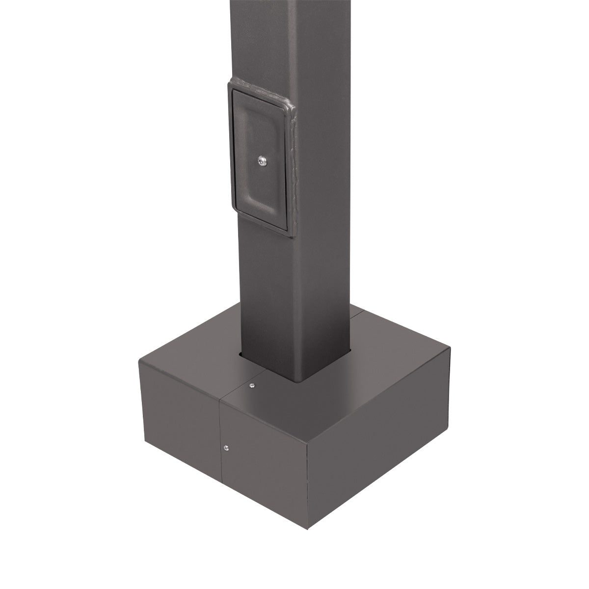 Square Steel Light Pole - 4"