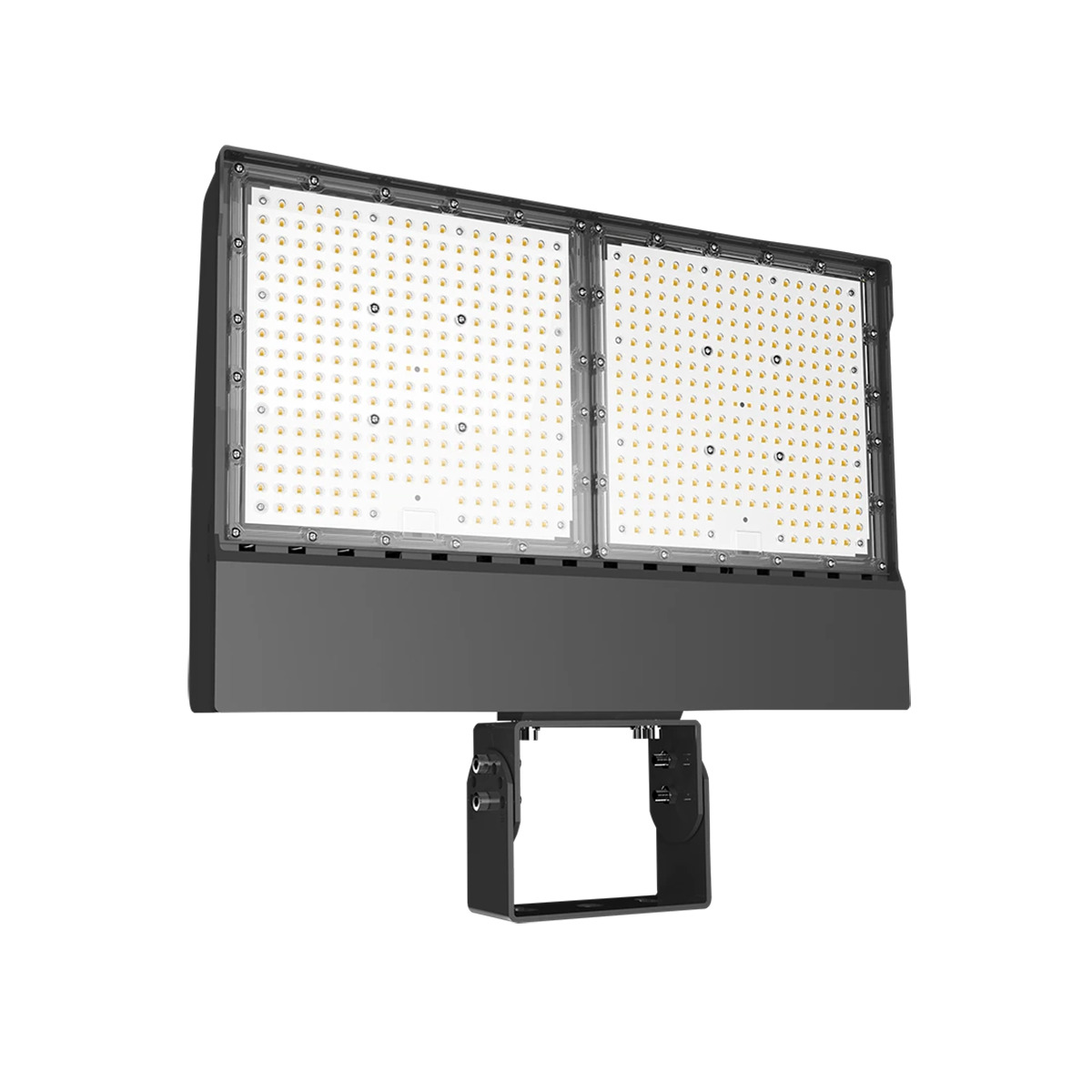 450W Selectable RAB X17 LED Flood Light, Trunnion, Heights 25 to 40 ft