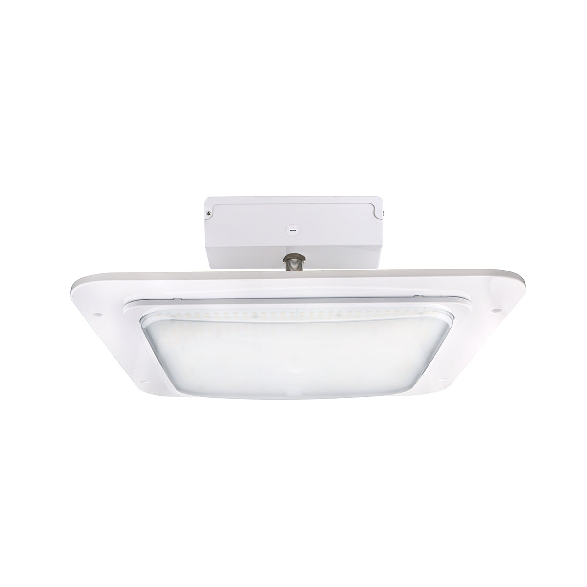 LED Canopy Light - 240W with slim, frosted lens design for durable, glare-free lighting in all weather conditions