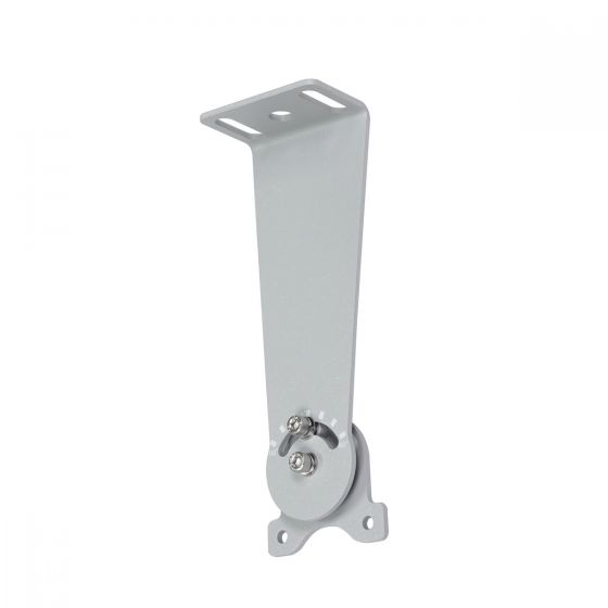 60° rotatable mount bracket with adjustable angle and metal construction for secure equipment installation