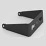 Adjustable bracket designed for 50W to 90W low bays with mounting holes and sturdy metal construction