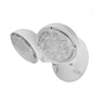 White double head LED emergency light with adjustable lamp heads designed for reliable safety illumination
