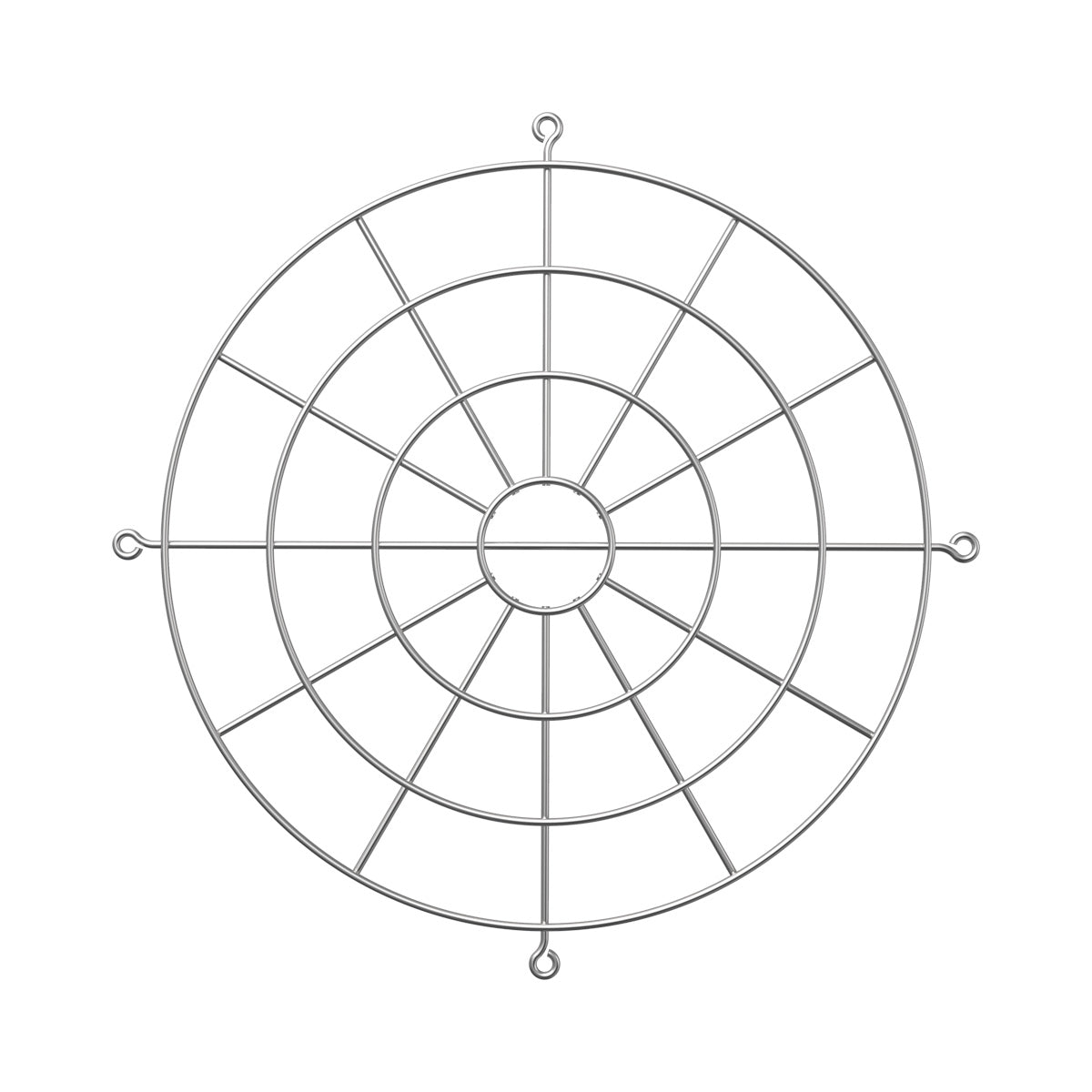 Wire Guard for EXP5HA Lights 150W-240W shown from above with circular metal protective grid design isolated on white background