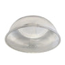 Acrylic Reflector and Cover for LED Low Bays with textured surface for enhanced light distribution and protection.