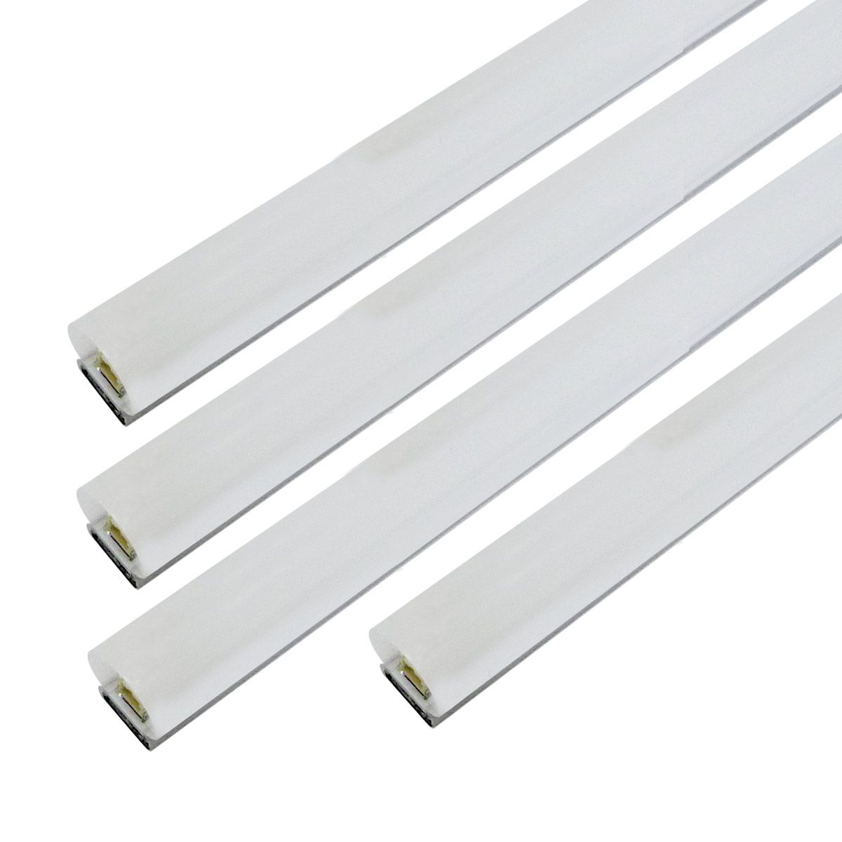 Begrænse dateret Udfyld 2x8 Magnetic LED Retrofit Kit - Four 4ft Strips w/Frosted Lenses - 49W