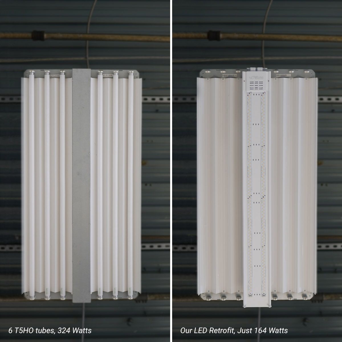LED Retrofit for T5/T8/T12 Fluorescent High Bays - High Output