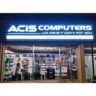 Ultra High Lumen LED Tubes Illuminate Signage of Computer Repair Busin