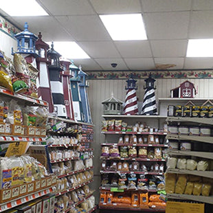 Amish Marketplace Shines After Upgrading Drop Ceiling Lights to LED