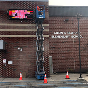 Bluford School Upgrades to Energy-Efficient LED Lighting