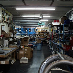 New Lights Rev Up This Engine Shop