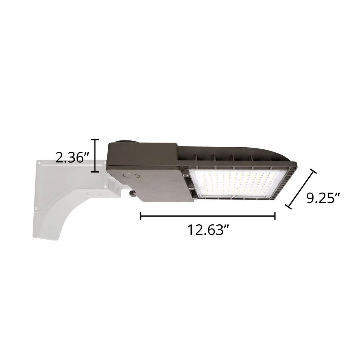 100W LED Shoebox Area Light, Heights Up to 20 ft