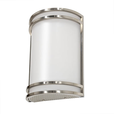 Brushed Nickel Wall Sconce with Selectable CCT