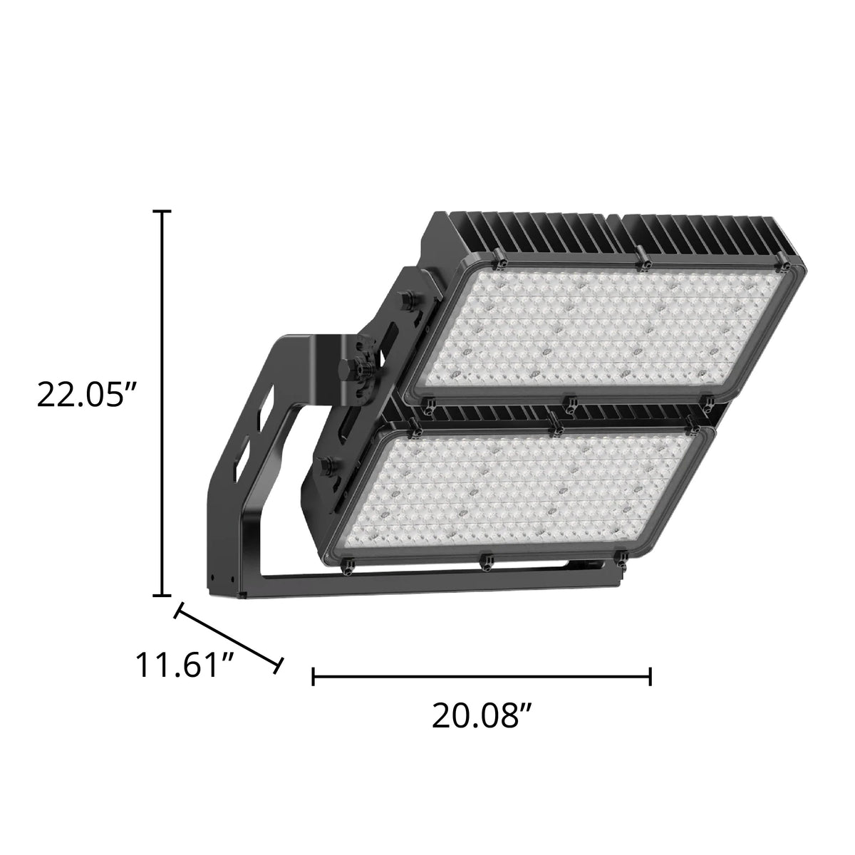 1200W Selectable LED High Mast Flood Light, 80 to 120 ft