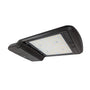 LED Shoebox Area Light with 3 CCT, swappable Type 3 optics, adjustable 150/120/100W wattage outdoor lighting fixture